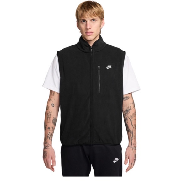 Nike Other - Nike men's fleece sleeveless vest black